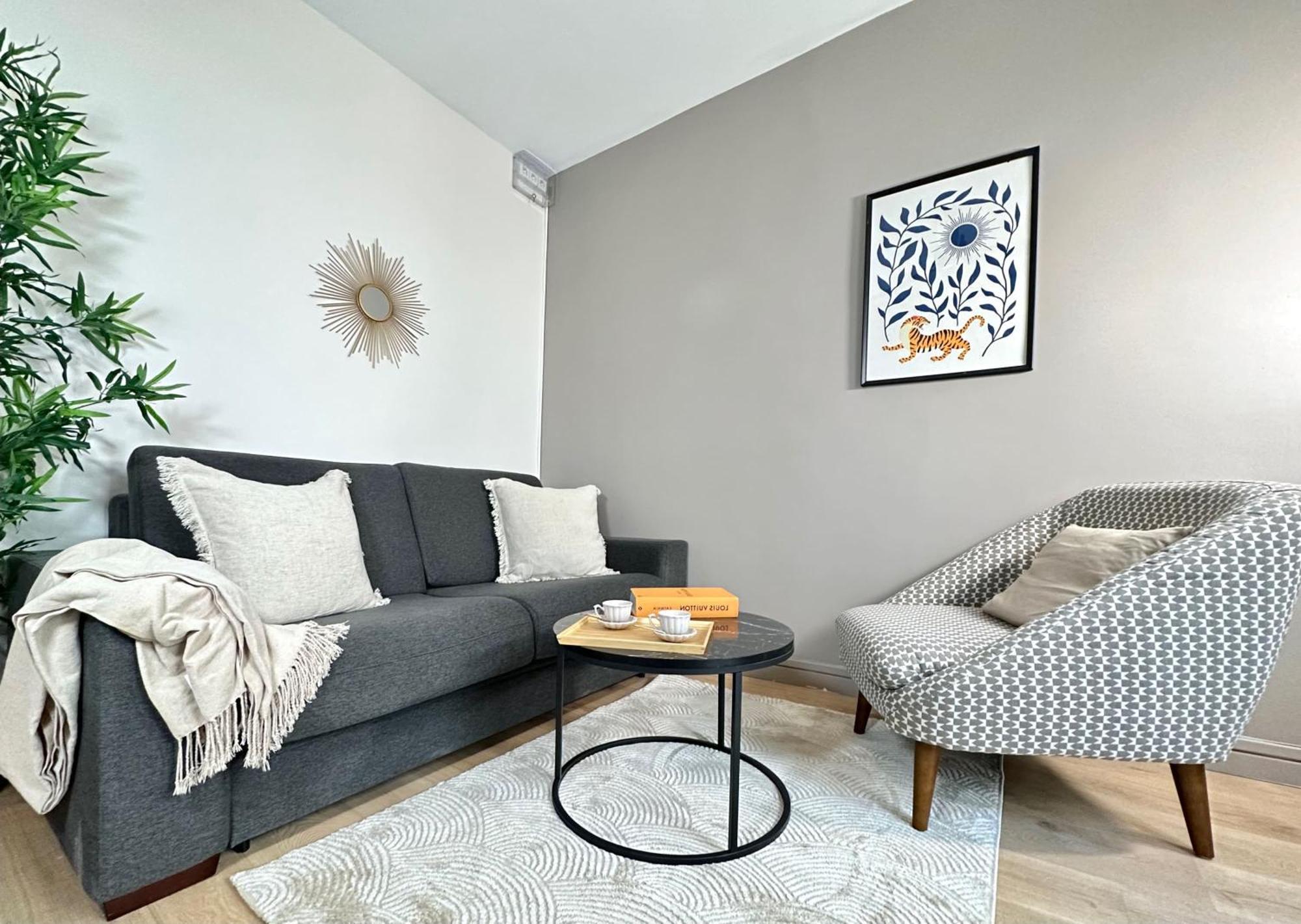 Chic Paris Studio Eiffel Tower Proximity Exterior foto