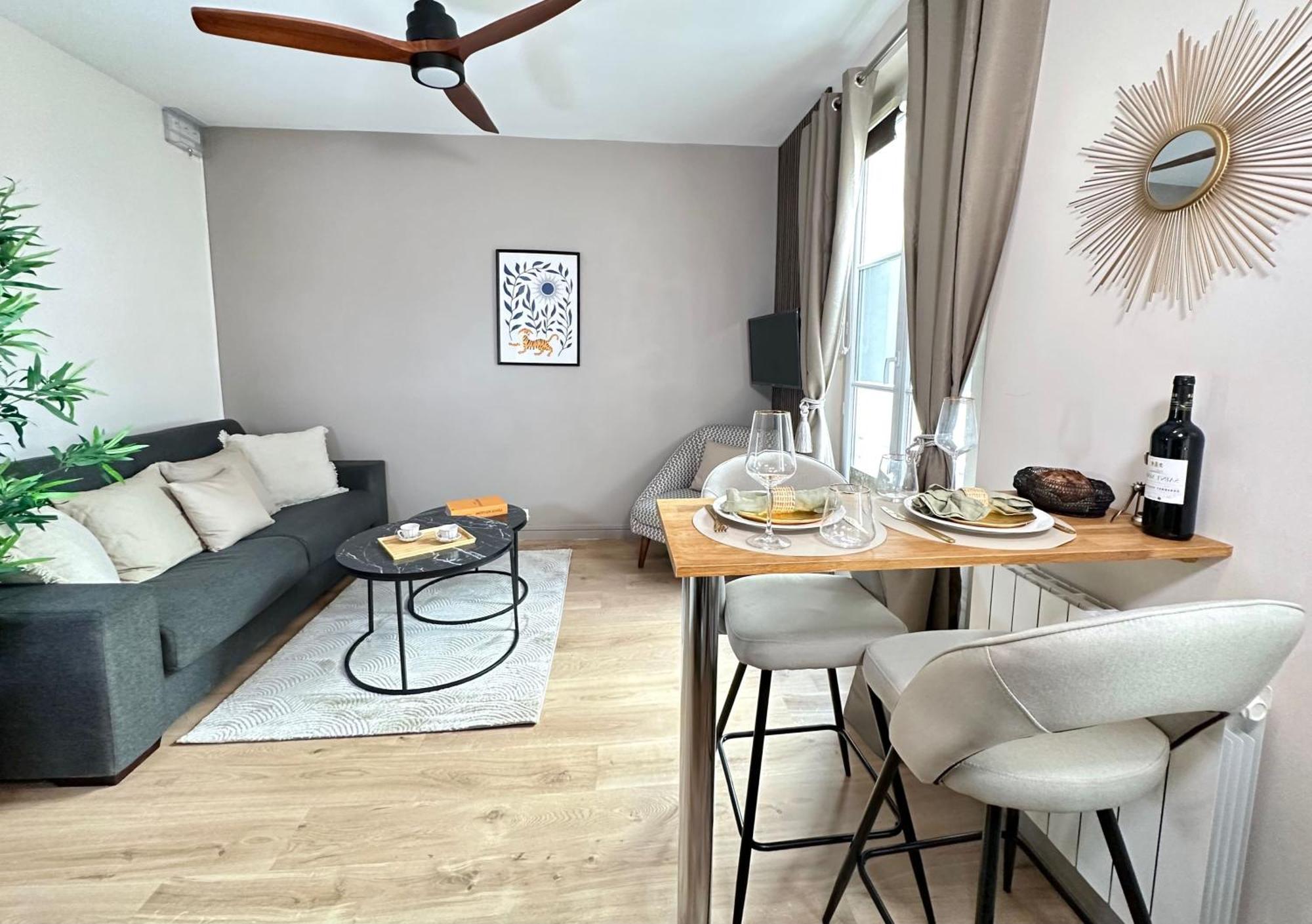 Chic Paris Studio Eiffel Tower Proximity Exterior foto